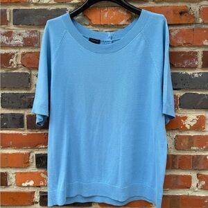 Talbots Sky Blue Knit Top